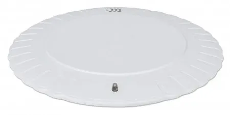 Manhattan Kabelloses Induktionsladegerät 5 W, Qi™-zertifizierter Wireless Charger, sichere Ladung mit 5 W (5 V/1 A), rundes Ladepad, weiß – Bild 3