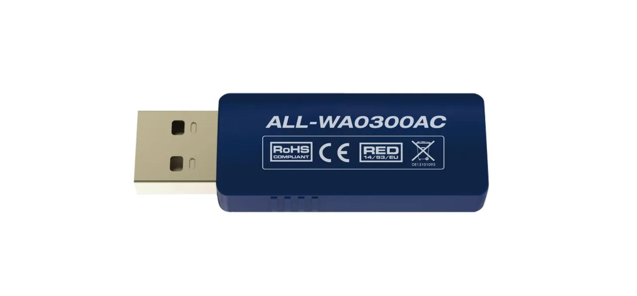 ALLNET Wireless AC & Bluetooth / 1300Mbps WiFi / BT4.2 USB 2in1 Dongle/Stick ALL-WA0300AC – Bild 2