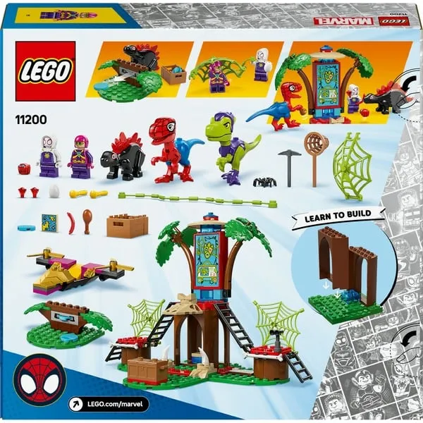 11200 Marvel Spidey und seine Super-Freunde Showdown am Baumhaus: Spidey-Rex vs. Gobby-Raptor, Konstruktionsspielzeug – Bild 7
