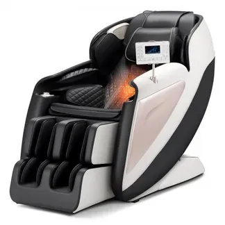 VEVOR Massagesessel Ganzkörpermassagesessel Zero Gravity mit SL-Schiene & 18 Auto-Modi, Relaxsessel mit Heizung & einziehbarem Pedal & 36 Airbags & Fußrolle & LCD-Bildschirm, Massagestuhl 3D-Massage VEVOR Massagesessel Ganzkörpermassagesessel Zero Gravity mit SL-Schiene & 18 Auto-Modi, Relaxsessel mit Heizung & einziehbarem Pedal & 36 Airbags & Fußrolle & LCD-Bildschirm, Massagestuhl 3D-Massage