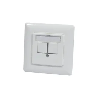 Keystone, Modulträger, UP Dosen für 2xTP-Modul, Reinweiss, 180Grad, Synergy 21, Keystone, Modulträger, UP Dosen für 2xTP-Modul, Reinweiss, 180Grad, Synergy 21,