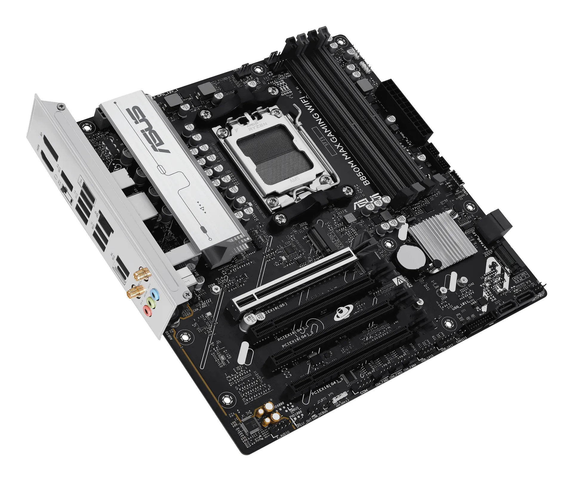 ASUS B850M MAX GAMING WIFI AMD B850 Sockel AM5 micro ATX – Bild 5