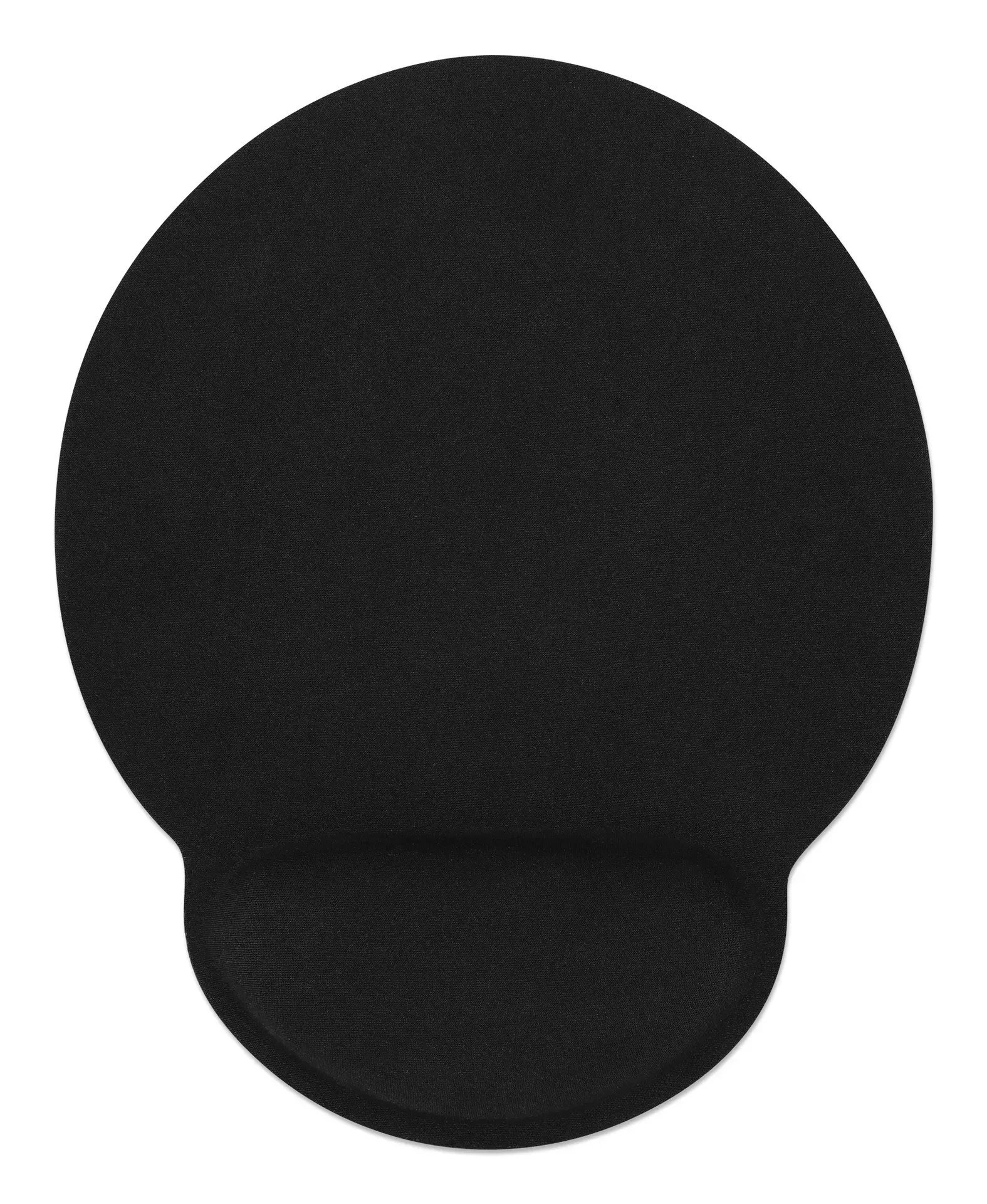 Manhattan Mauspad mit Handgelenkauflage, Weiches Gelmaterial schont das Handgelenk, schwarzer Textilbezug Manhattan Mauspad mit Handgelenkauflage, Weiches Gelmaterial schont das Handgelenk, schwarzer Textilbezug