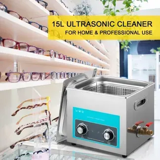VEVOR Knob Control Ultrasonic Ultraschallreiniger 15L, Ultraschall Reinigungsgerät mit Heizung, Schmuckreiniger Ultraschall 230 V, Digitaler Ultraschallreiniger 400 W Ultraschallreinigungsgerät 40 kHz VEVOR Knob Control Ultrasonic Ultraschallreiniger 15L, Ultraschall Reinigungsgerät mit Heizung, Schmuckreiniger Ultraschall 230 V, Digitaler Ultraschallreiniger 400 W Ultraschallreinigungsgerät 40 kHz