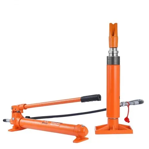 VEVOR Hydraulischer Wagenheber Luftpumpe 20 t, Lufthydraulischer Heber 145 mm Hub Rot, inkl. 100 / 300 / 500 mm Verlängerungsstange, Elektrostatisches Pulversprühen Hydraulikzylinder Autoreparatur – Bild 8