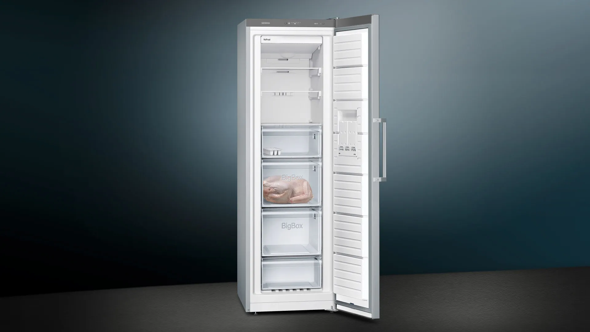 Siemens iQ300 GS36NVIEP Gefriertruhe/Gefrierschrank Freistehend 242 l E Edelstahl – Bild 4