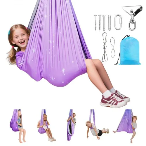 VEVOR Aerial Yoga Hängematte Set aus doppellagigem Stoff, Aerial Yoga Swing Air Fliegen, Yoga-Schaukel mit 360°-Drehaufhängung & O-Sling & 136,07 kg Max. Tragfähigkeit, Deckenschaukeln Rosa+Blau VEVOR Aerial Yoga Hängematte Set aus doppellagigem Stoff, Aerial Yoga Swing Air Fliegen, Yoga-Schaukel mit 360°-Drehaufhängung & O-Sling & 136,07 kg Max. Tragfähigkeit, Deckenschaukeln Rosa+Blau