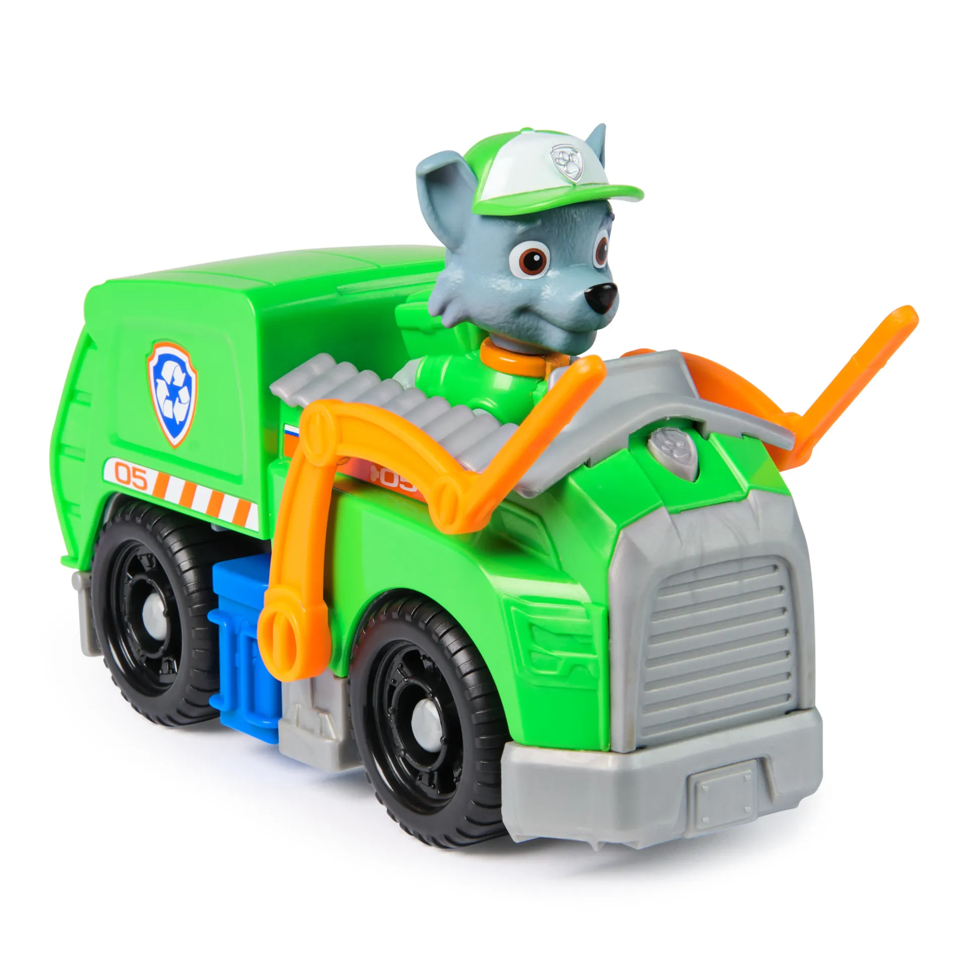 PAW Patrol , Recycling-Truck mit Rocky Spielfigur (Sustainable Basic Vehicle/Basis Fahrzeug) – Bild 6