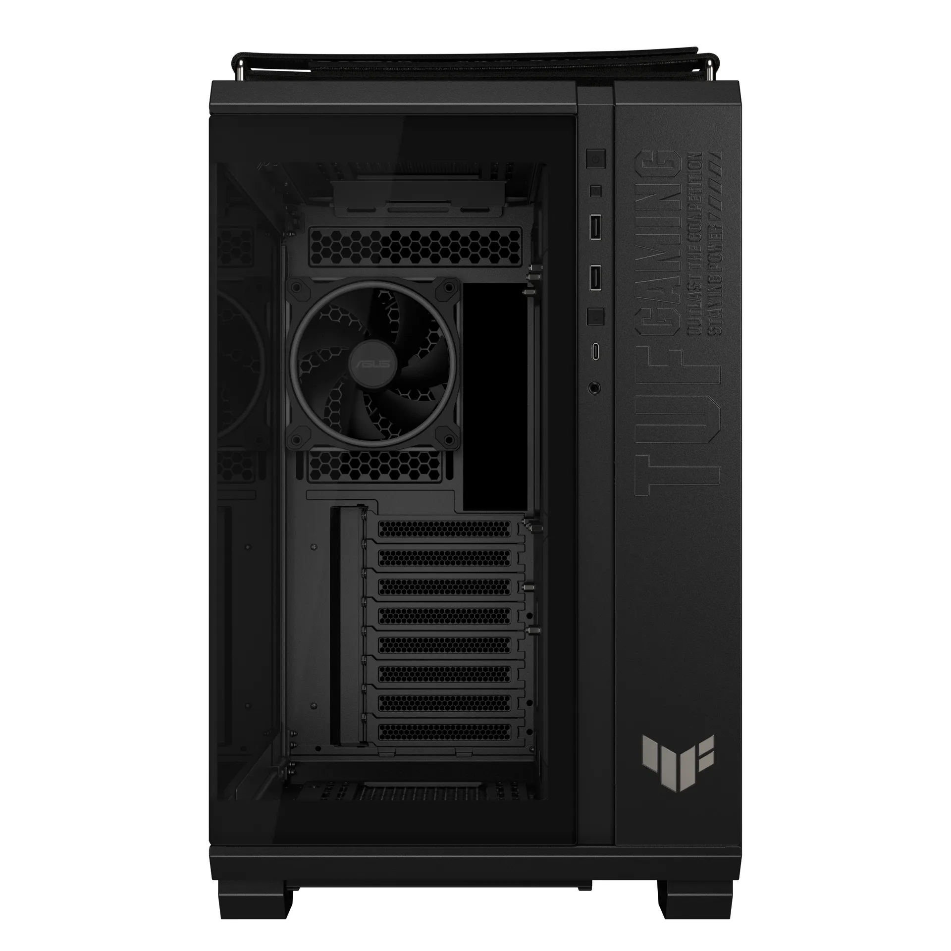 ASUS TUF GAMING GT502 Horizon TG ARGB Black Midi Tower Schwarz – Bild 3