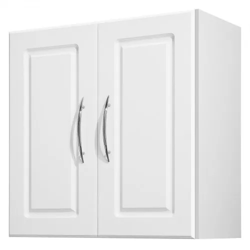 VEVOR Wandschrank für Waschküche, 2-stöckiger Wandhängeschrank mit verstellbarer Ablage, Küchenschrank mit2 Türen, für Küche Bad Wäscherei, 30 x 60 x 60 cm (T x B x H), Oberschrank Weiß VEVOR Wandschrank für Waschküche, 2-stöckiger Wandhängeschrank mit verstellbarer Ablage, Küchenschrank mit2 Türen, für Küche Bad Wäscherei, 30 x 60 x 60 cm (T x B x H), Oberschrank Weiß