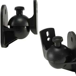 Wandhalter für Lautsprecher „CT-2 Black“ dreh-/neigbar,max.3,5kg, schwarz, Paar Wandhalter für Lautsprecher „CT-2 Black“ dreh-/neigbar,max.3,5kg, schwarz, Paar