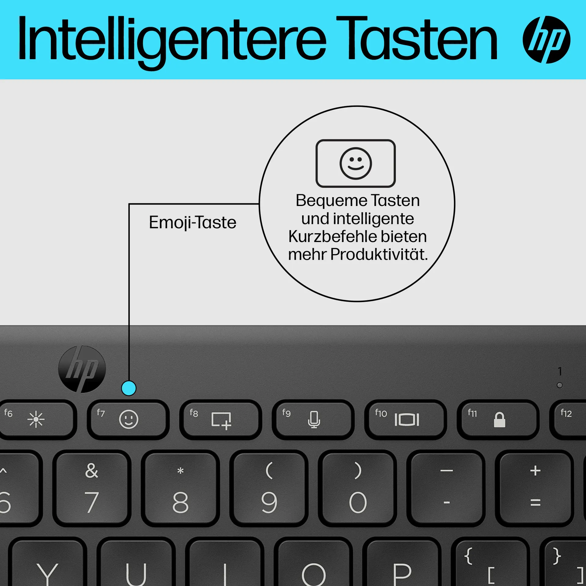 HP 350 Kompakte Bluetooth-Tastatur für mehrere Geräte – Bild 7