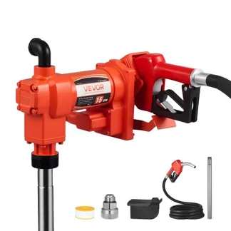 VEVOR Kraftstofftransferpumpe, 230V AC, elektrische Diesel-Transferpumpe, 57L /min, mit automatischer Abschaltung der Kraftstoffdüse, Förderschlauch, für Benzin, Kerosin, Biodiesel, Ethanol-Gemisch VEVOR Kraftstofftransferpumpe, 230V AC, elektrische Diesel-Transferpumpe, 57L /min, mit automatischer Abschaltung der Kraftstoffdüse, Förderschlauch, für Benzin, Kerosin, Biodiesel, Ethanol-Gemisch