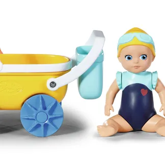 BABY born Splish Splash Pram with Emma Badepuppe Mehrfarbig BABY born Splish Splash Pram with Emma Badepuppe Mehrfarbig