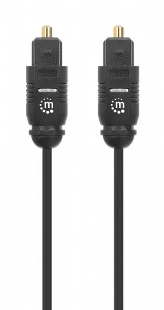 Manhattan 356091 InfiniBand/Glasfaserkabel 5 m Toslink Schwarz – Bild 3