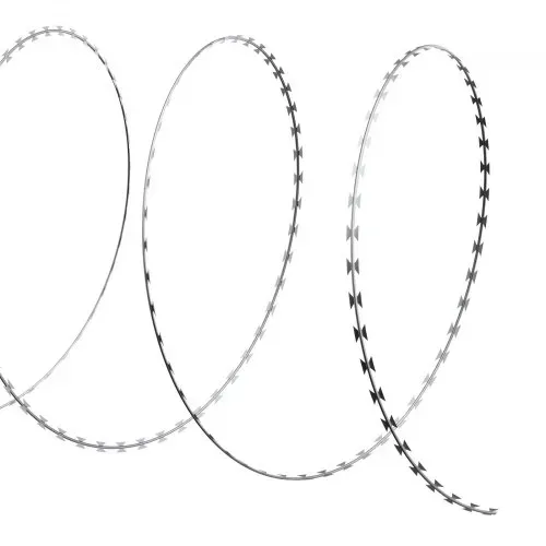 VEVOR Natodraht 75 m (5 Rollen x 15 m) Stacheldraht Spirale Sperrdraht Stacheldrahtzaun (0,51 mm) scharfe Klingen und (ca. 4 mm) dicke Kerndrähte Maschendraht für außergewöhnlichen Spiralschutz – Bild 10