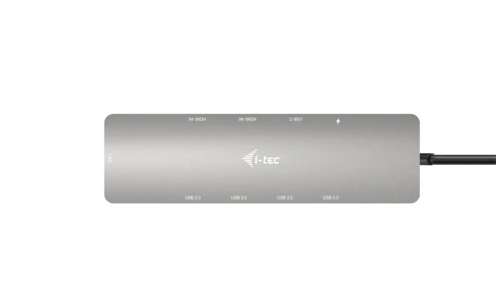 i-tec Metal USB-C Nano 2x Display Docking Station with PD 100 W + Charger 100W – Bild 3