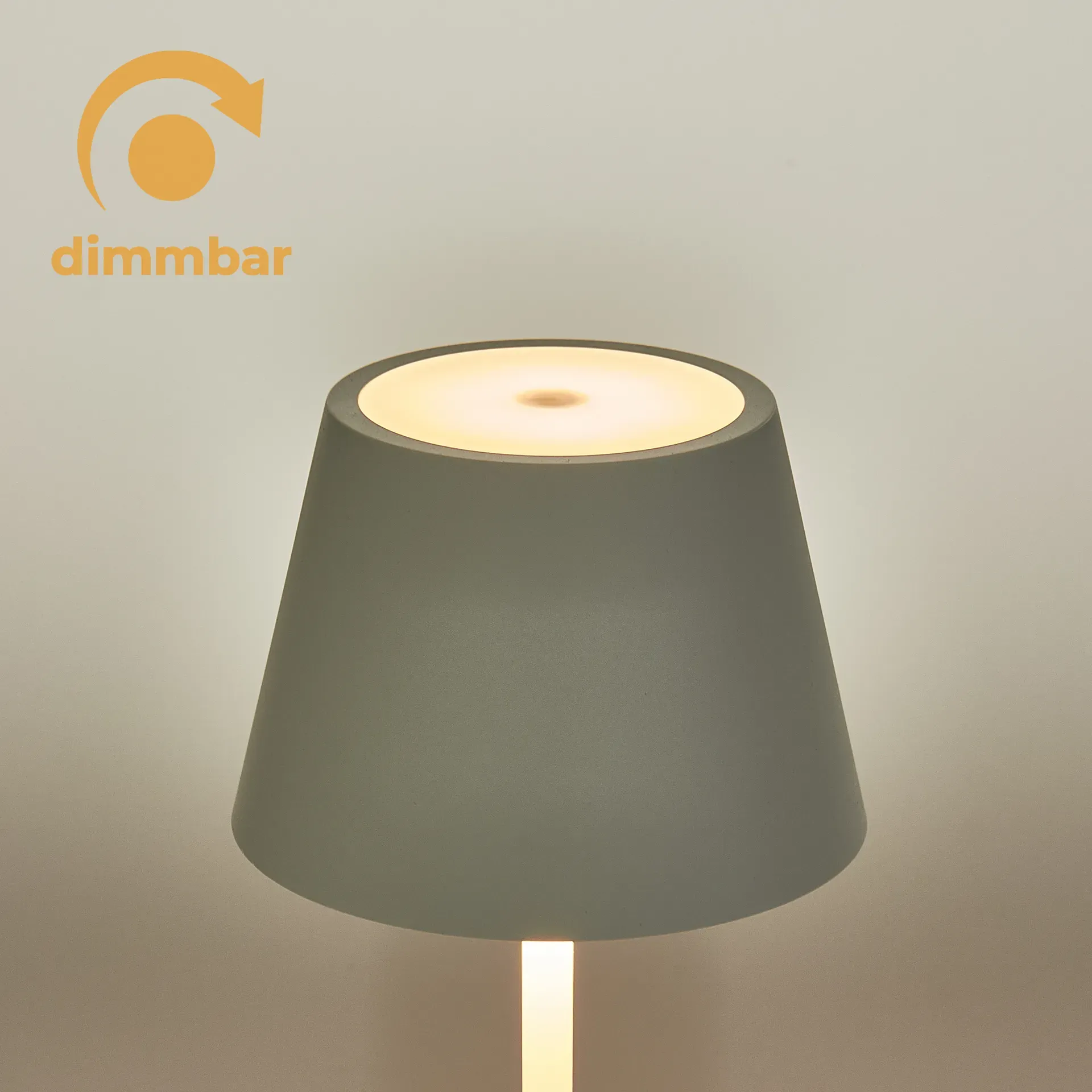 LED-Tischleuchte ROLF KERN Club Mini 25cm, weiß, Akku, dimmbar – Bild 4