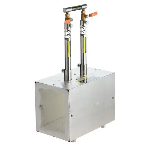 VEVOR tragbare Propangas-Schmiede mit 2 Brenner 1427 °C, Hufschmiede Schmiedeofen mit quadratischer Form, Edelstahl, Gasschmiedewerkzeuge und -ausrüstung, Schmelzofen Verwendung zum Metallschmieden – Bild 9