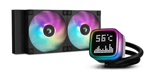 DeepCool R-LP240-BKMSNC-G-1 Computerkühlsystem Computergehäuse, Prozessor All-in-One-Flüssigkeitskühler 12 cm Schwarz 1 Stück(e) DeepCool R-LP240-BKMSNC-G-1 Computerkühlsystem Computergehäuse, Prozessor All-in-One-Flüssigkeitskühler 12 cm Schwarz 1 Stück(e)