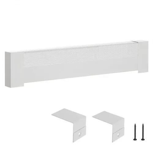VEVOR Heizungsabdeckungen, Basic-Serie, 916 x 80 x 193 mm, Standard-Frontabdeckung für Heizkörper elektrische Heizgeräte, Ersatzabdeckung aus robustem Stahl, für Schlafzimmer, weiß VEVOR Heizungsabdeckungen, Basic-Serie, 916 x 80 x 193 mm, Standard-Frontabdeckung für Heizkörper elektrische Heizgeräte, Ersatzabdeckung aus robustem Stahl, für Schlafzimmer, weiß