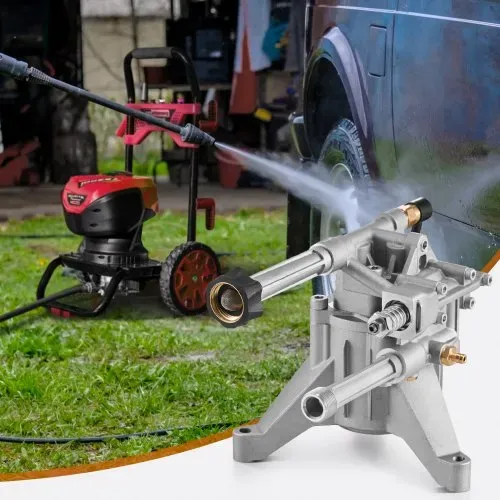 VEVOR Hochdruckreinigerpumpe, 7/8 Zoll Welle vertikal, 3100 PSI, 2,5 GPM, Ersatz-Hochdruckreinigerpumpen-Set mit 5 Düsen, Hardware und Siphonrohr, bis zu 150 Stunden, Hochdruckreiniger Ersatzpumpe – Bild 7