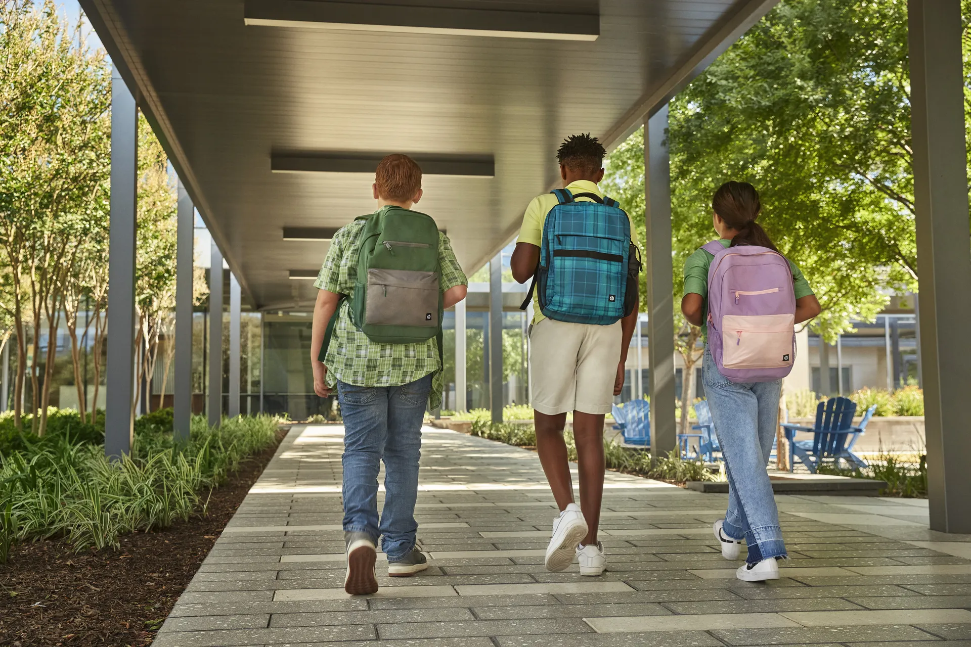 HP Campus Rucksack (grün) – Bild 7