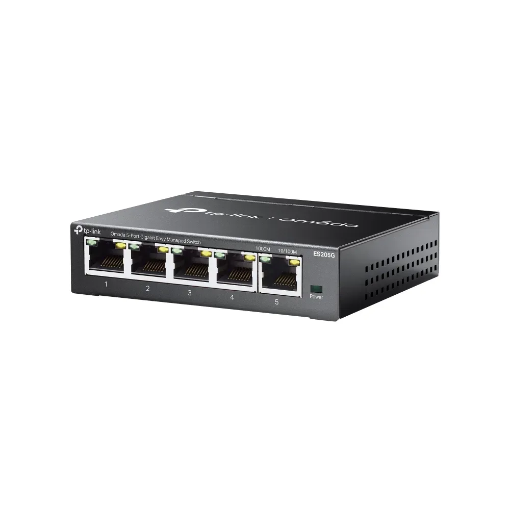 TP-Link Switch easy managed 5 Port • 5x 1 GbE • Lüfterlos, Omada • ES205G – Bild 2