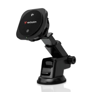 Verbatim Charge ’n‘ Drive Qi2 Smartphone Schwarz USB Kabelloses Aufladen Schnellladung Auto Verbatim Charge ’n‘ Drive Qi2 Smartphone Schwarz USB Kabelloses Aufladen Schnellladung Auto