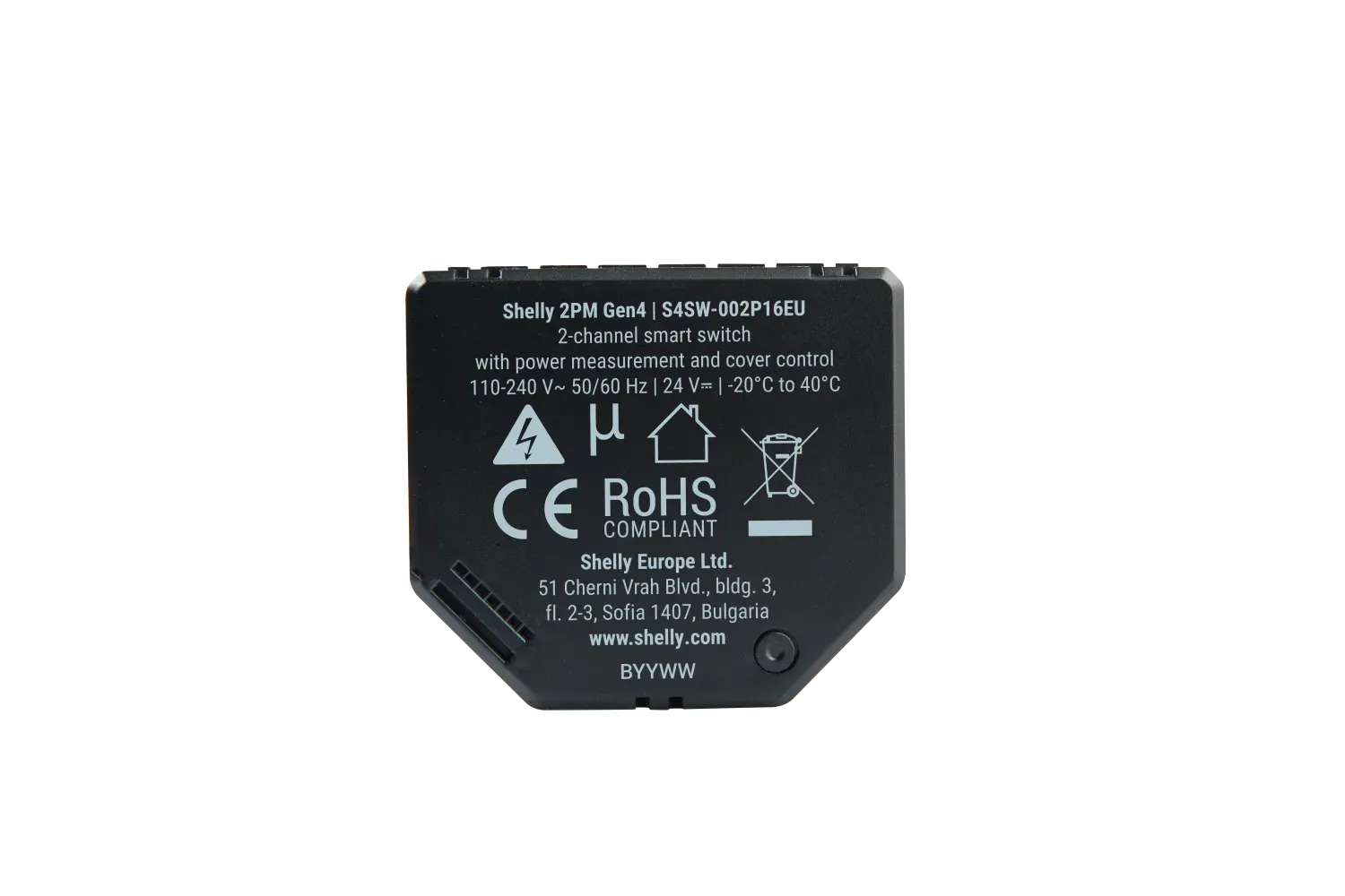Shelly · Unterputz · "2PM Gen4 2er Pack" · Relais · max 16A · 2 Kanäle · Messfunktion · WLAN · Matter · Zigbee · Bluetooth – Bild 6