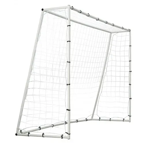 VEVOR Fußball Rebound Netze Tragbares Prellwand Fußball 242 x 92 x 184 cm, Rebounder Fußball Rückprallnetz Eisenrohr & PE-Netz Kinder & Jugendliche Verstellbar Fußballtor Rebounder Kicker Weiß – Bild 10