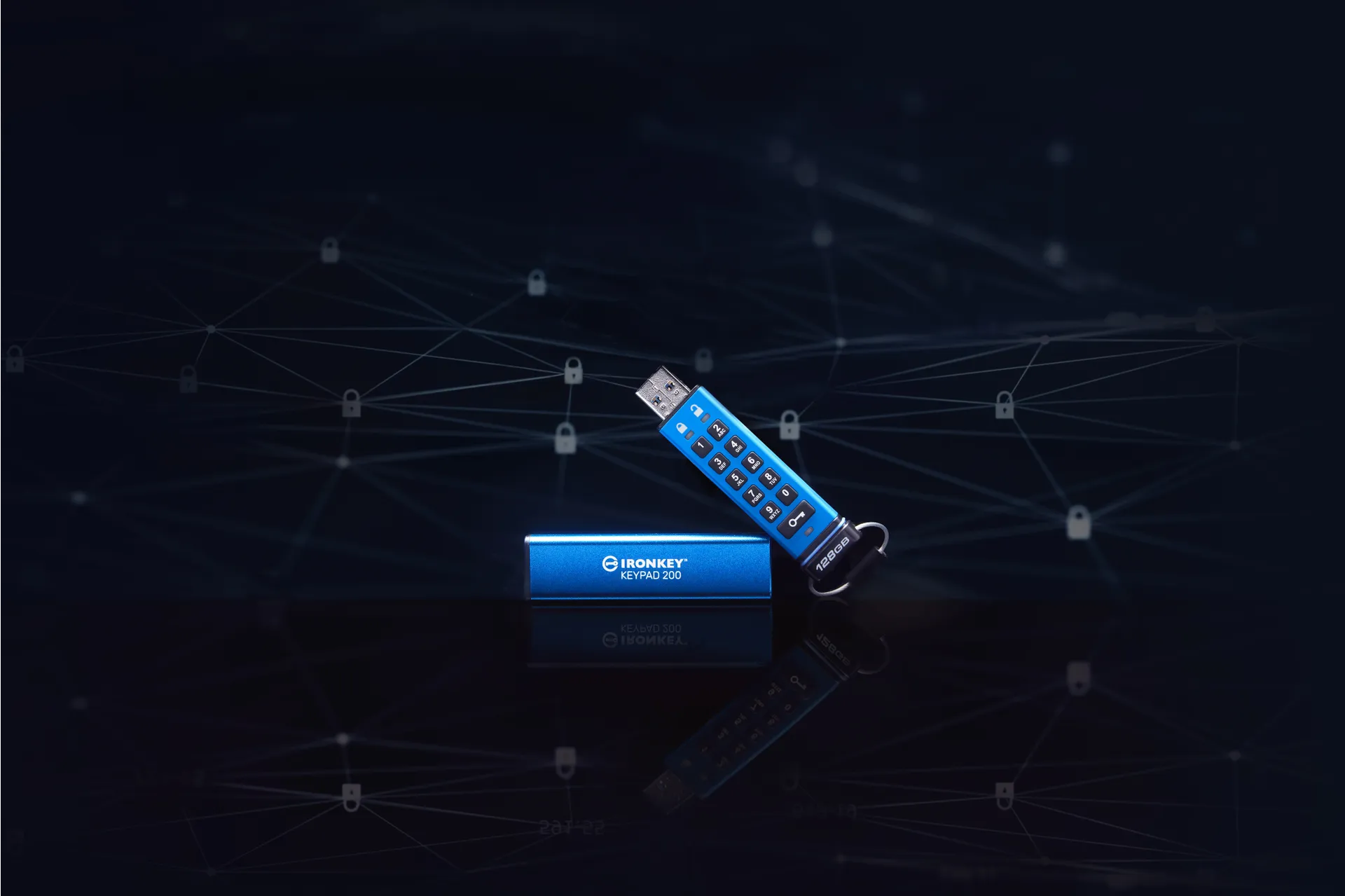 Kingston Technology IronKey 128GB Keypad 200, FIPS 140-3 Lvl 3 (ausstehend) AES-256 Verschlüsselung – Bild 5