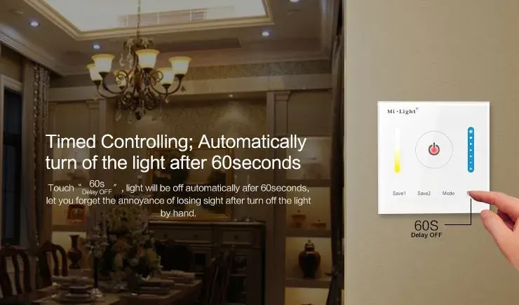 MiBoxer P2 LED Fernbedienung Smart Panel Controller(color temperature) – Bild 4
