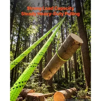 VEVOR Polyesterseil 19,1 mm x 67 m Doppelt Geflochtenes Zugseil Neongrün, Allzweckseil für Festmacher Kletter Camping & Outdoor, 8800 kg Bruchlast, 24 Außen- & 26 Innenstränge, Reflektierendes Design VEVOR Polyesterseil 19,1 mm x 67 m Doppelt Geflochtenes Zugseil Neongrün, Allzweckseil für Festmacher Kletter Camping & Outdoor, 8800 kg Bruchlast, 24 Außen- & 26 Innenstränge, Reflektierendes Design
