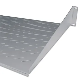 Intellinet 19″ Fachboden zur Frontmontage, 2 HE, Montage an den beiden vorderen Profilschienen, 250 mm Tiefe, grau Intellinet 19″ Fachboden zur Frontmontage, 2 HE, Montage an den beiden vorderen Profilschienen, 250 mm Tiefe, grau