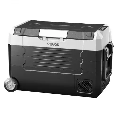 VEVOR Kompressor Kühlbox 12/24 V DC 100–240 V AC, Autokühlschrank 35 L mit App-Steuerung & Rädern & 2 Temperaturzonen (-20 °C bis 20 °C), Tragbarer Kühlschrank für Wohnmobile Boote Camping Angeln – Bild 10