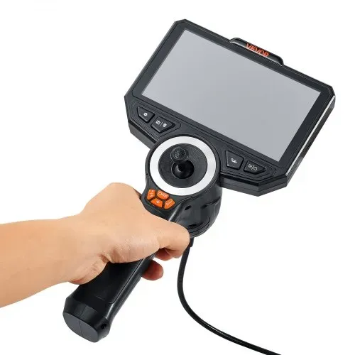 VEVOR Drehbare Endoskopkamera mit Licht, Inspektionskamera mit 360° beweglichem Kopf, IP67 Wasserdichte Rohrkamera mit 6 Zoll Display 1,5 m Kabel 7000 mAh Akku, 6,2 mm Boreskopkamera für Auto Haus – Bild 10