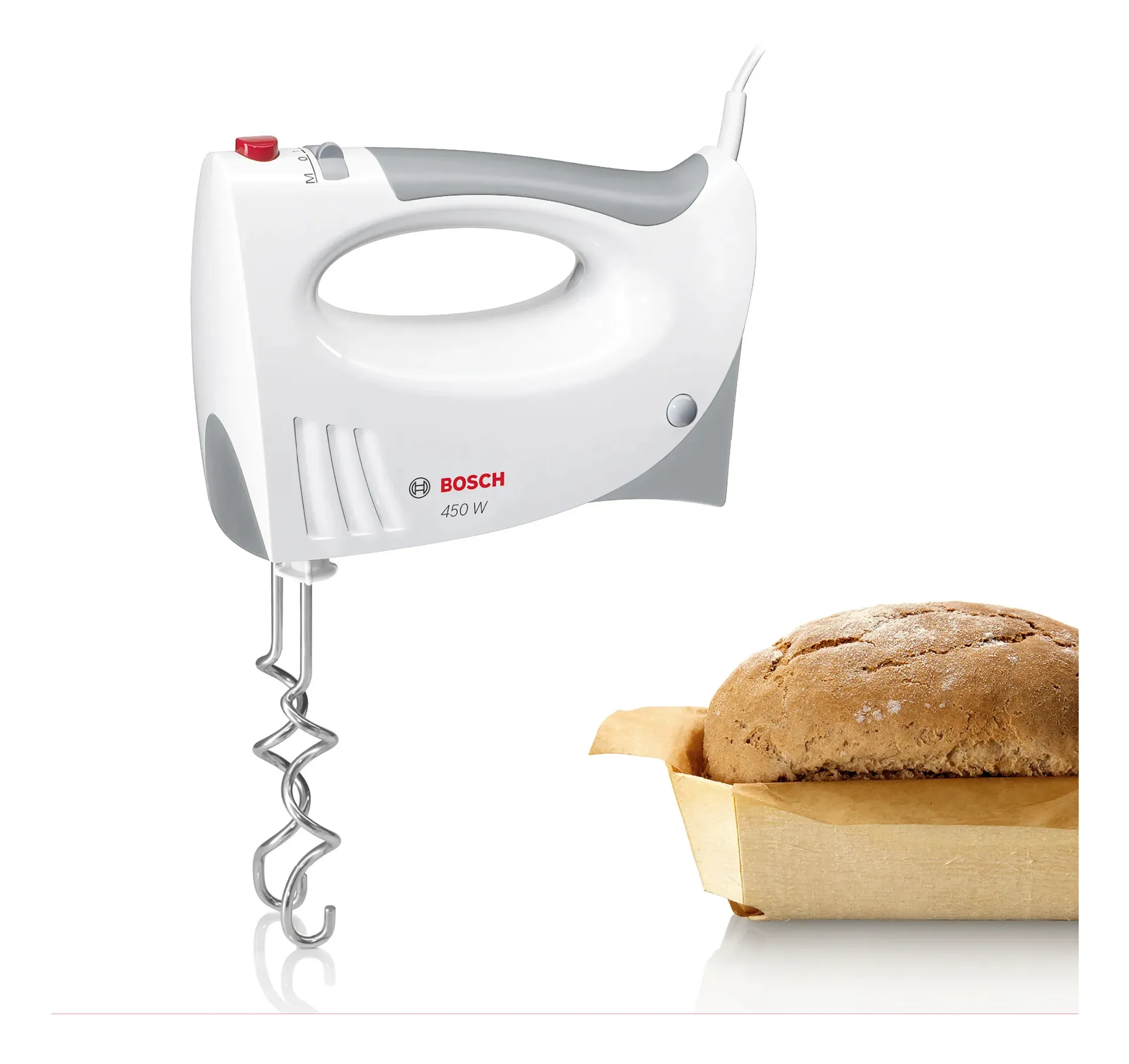 Bosch MFQ3530 Mixer Handmixer 450 W Weiß – Bild 2