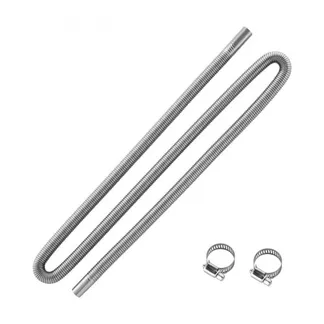 VEVOR Abgasrohr Standheizung flexibler Abgasschlauch 198 cm für Auto-Dieselheizung mit 2 Klemmen, Edelstahl Auspuffrohr mit Φ 25 mm Querschnitt für 2 kW / 5 kW / 8 kW Dieselheizungen Lufterhitzer VEVOR Abgasrohr Standheizung flexibler Abgasschlauch 198 cm für Auto-Dieselheizung mit 2 Klemmen, Edelstahl Auspuffrohr mit Φ 25 mm Querschnitt für 2 kW / 5 kW / 8 kW Dieselheizungen Lufterhitzer