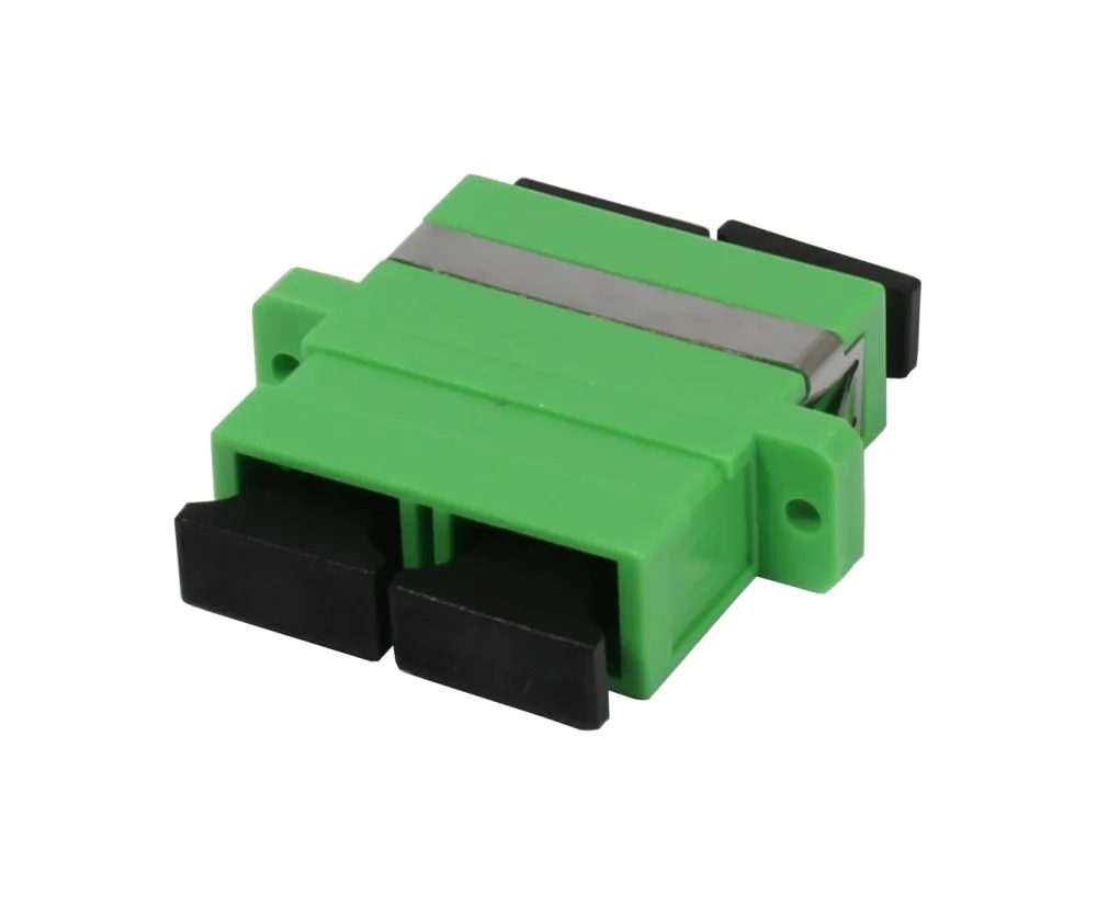 LWL-Kupplung,SC(APC)-Buchse/SC(APC)-Buchse, 9/125u Singlemode, duplex, PVC, OS2, Keramikhülse, mit Flansch, Synergy 21 LWL-Kupplung,SC(APC)-Buchse/SC(APC)-Buchse, 9/125u Singlemode, duplex, PVC, OS2, Keramikhülse, mit Flansch, Synergy 21