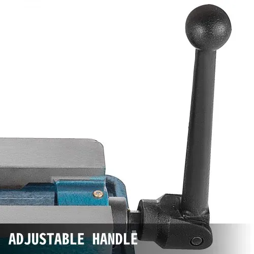 VEVOR Schraubzwingen-Schraubstock 100 mm, Tischschraubstock 100 mm, Werkbankklemmen 16 kg, Metall Professionelle Gusseisen Schraubstock für Säulenbohrer Breite Backen – Bild 5