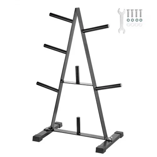 VEVOR Hantelscheibenständer A-Rahmen-Hantelscheibenbaum für 1-Zoll-Hantelscheiben, Hantelscheibenbaum, 227 kg Tragkraft, Gewichtsaufbewahrungshalter, Langhantelständer-Aufbewahrungsständer – Bild 8