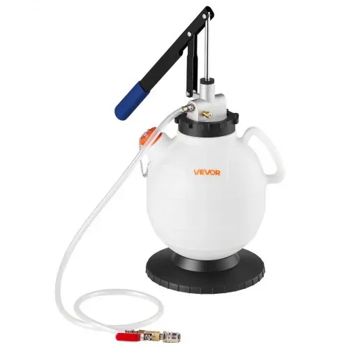 VEVOR Getriebeölpumpe, 7,5 L Fassungsvermögen, Manuelles ATF-Öleinfüllgerät mit 8 ATF-Adaptern & 120 cm Auslass, Ölabsaugpumpe mit HDPE-Tank für Autos & Rasenmäher – Bild 8