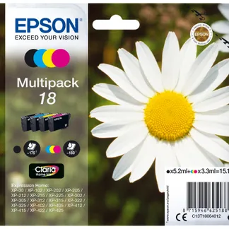 Epson Daisy Multipack 4 Farben 18 Claria Home Ink Epson Daisy Multipack 4 Farben 18 Claria Home Ink