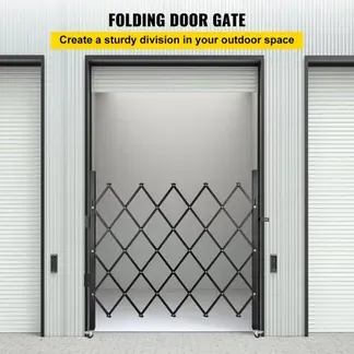 VEVOR Einzelnes Faltbares Sicherheitstor,170 × 131 cm(W × H) Falttürtor, Akkordeon-Sicherheitstor aus Stahl, Flexibel Erweiterbares Sicherheitstor, Rollendes Barrikadentor, Scherentor mit Vorhängeschloss VEVOR Einzelnes Faltbares Sicherheitstor,170 × 131 cm(W × H) Falttürtor, Akkordeon-Sicherheitstor aus Stahl, Flexibel Erweiterbares Sicherheitstor, Rollendes Barrikadentor, Scherentor mit Vorhängeschloss