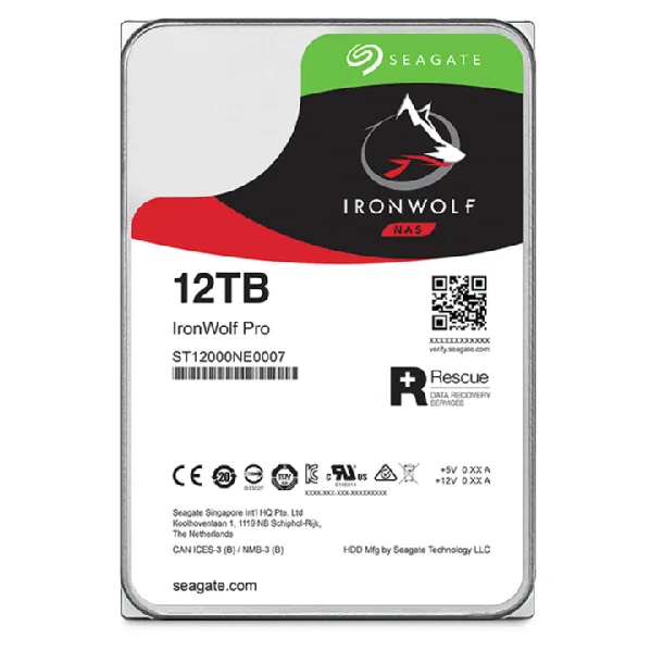 Seagate IronWolf Pro ST12000NT001 Interne Festplatte 12 TB 7200 RPM 256 MB 3.5" Serial ATA III – Bild 4