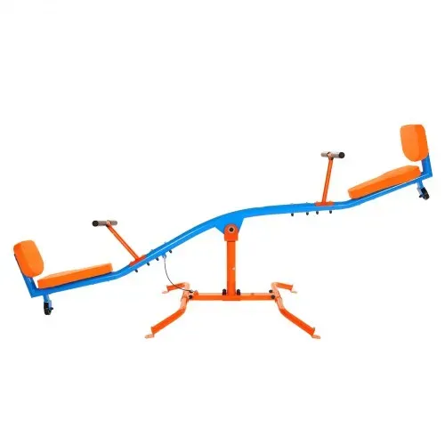 VEVOR Kinderwippe 2640 x 930 x 710 mm, Wippe bis 136 kg belastbar, Gartenwippe mit Griffen, Schaukelwippe, Karussellwippe für draußen, 360 Grad drehbar, Spielzeug für Kinder ab 3 Jahren – Bild 8