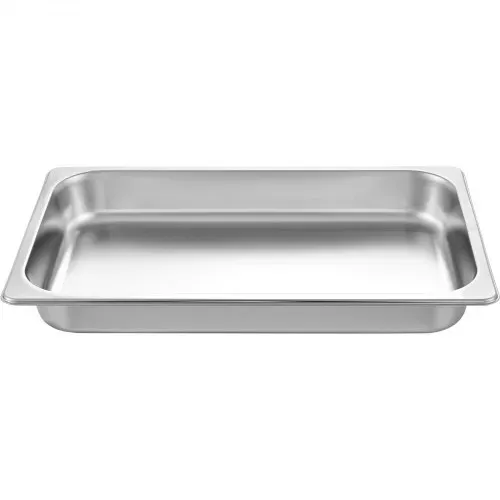 VEVOR Edelstahl Behälter 6 Stück, Speisebehälter Essens Behälter, Antihaft Teller, 537 x 330 x 65 mm kommerzieller Warmhaltebehälter für Speisen, Torten, Aufläufe, Hotelpfanne – Bild 10