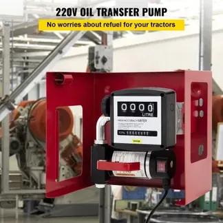 VEVOR Dieselpumpe Heizölpumpe 40L, 155W Selbstansaugende Ölpumpe, 2800U/min Motordrehzahl Ölabsaugpumpe Selbstansaugend, 20 kg Diesel Kraftstoff-Umfüllpumpe, Zählwerk Automatik Pumpe für Biokraftstoff VEVOR Dieselpumpe Heizölpumpe 40L, 155W Selbstansaugende Ölpumpe, 2800U/min Motordrehzahl Ölabsaugpumpe Selbstansaugend, 20 kg Diesel Kraftstoff-Umfüllpumpe, Zählwerk Automatik Pumpe für Biokraftstoff