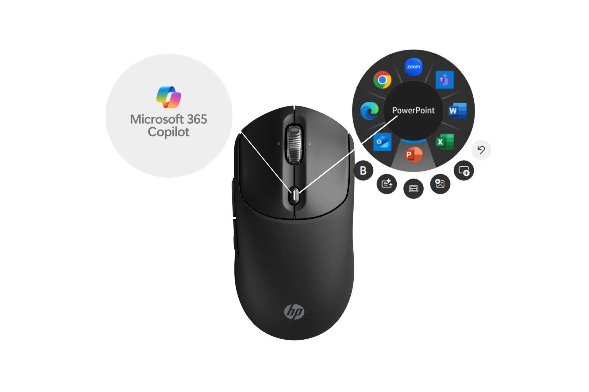 HP 700 Wiederaufladbare Wireless-Maus – Bild 6